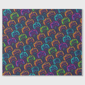 ビデオゲームコントローラー ラッピングペーパー (フラット)