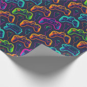 ビデオゲームコントローラー ラッピングペーパー (角)