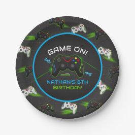 ビデオゲームコントローラ子供の誕生日 ペーパープレート