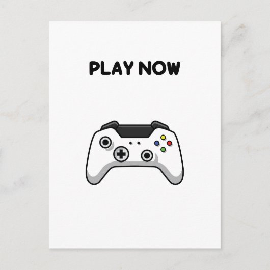 ビデオゲームコントローラ用はがき ポストカード (正面)