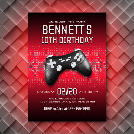 ビデオゲームコントローラ誕生日 招待状