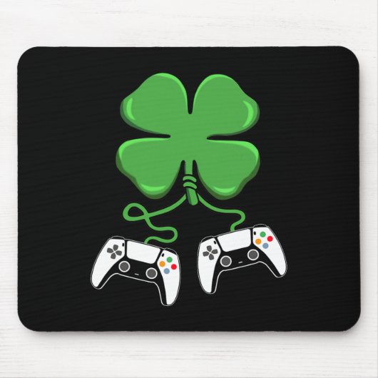 ビデオゲームコントローラIrishゲーマーボーイズSt patricks マウスパッド (正面)