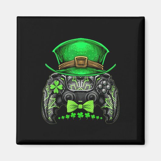 ビデオゲームコントローラIrishゲーマーボーイズSt patricks マグネット (正面)