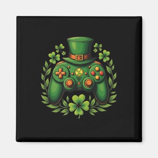 ビデオゲームコントローラIrishゲーマーボーイズSt patricks マグネット (正面)