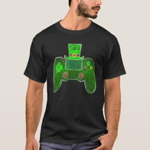 ビデオゲームコントローラIrishゲーマーボーイズSt patricks Tシャツ