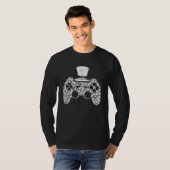 ビデオゲームコントローラIrishゲーマーボーイズSt patricks Tシャツ (正面フル)