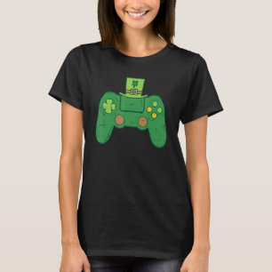 ビデオゲームコントローラIrishゲーマーボーイズSt patricks Tシャツ