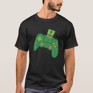 ビデオゲームコントローラIrishゲーマーボーイズSt patricks Tシャツ