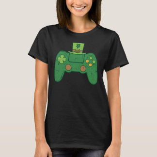 ビデオゲームコントローラIrishゲーマーボーイズSt patricks Tシャツ