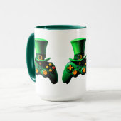 ビデオゲームコントローラIrish Gamer Boys ST.Patrick マグカップ (正面左)