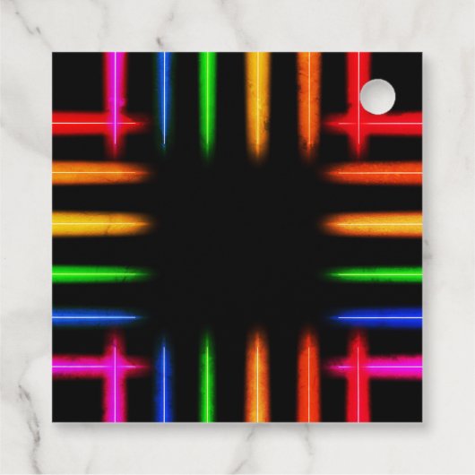 ビデオゲームコントローラNeonありがとう誕生日 フェイバータグ (裏面)