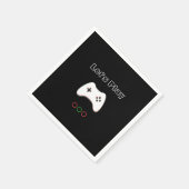 ビデオゲームコントロー遊ラ、レッスト&グリーンアート スタンダードカクテルナプキン (角)