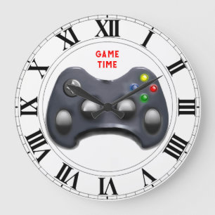 ビデオゲームタイム ラージ壁時計