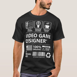 ビデオゲームデザイナーギフトおもしろいプルオーバー Tシャツ
