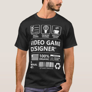ビデオゲームデザイナーギフトおもしろいプルオーバー Tシャツ