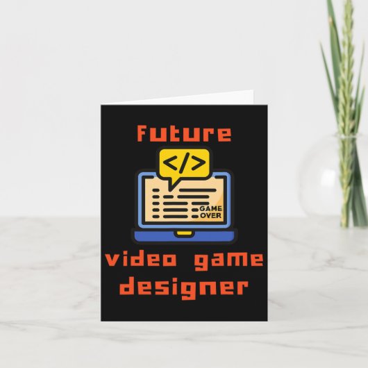 ビデオゲームデザイナープログラマコーダ カード (正面)