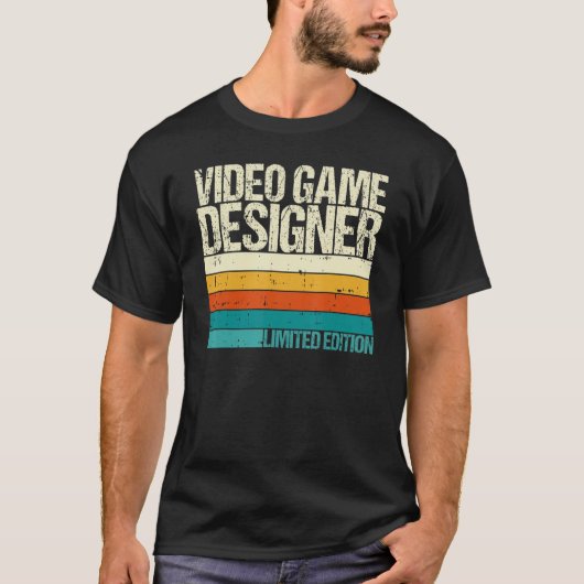 ビデオゲームデザイナー Tシャツ (正面)