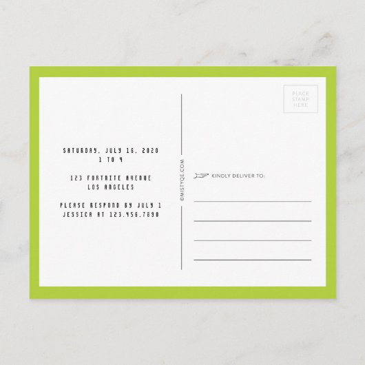 ビデオゲームトラックの誕生日ポストカード ポストカード (裏面)