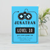 ビデオゲームトラック誕生日招待状 招待状 (スタンド正面)