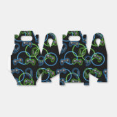 ビデオゲームネオンブルー&グリーンパターン フェイバーボックス (折り畳みなし)