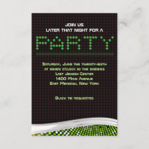 ビデオゲームバーバルミツワー招待状パーティーカード