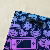 ビデオゲームパターンレトロはビーチタオルを着色します ビーチタオル (インサイチュ)