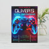 ビデオゲームパーティの招待状 招待状 (スタンド正面)