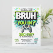 ビデオゲームパーティーの招待状 招待状 (スタンド正面)