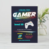 ビデオゲームパーティーの招待状 招待状 (スタンド正面)