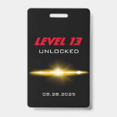 ビデオゲームパーティーレッドコントローラの好意 バッジ (裏面)