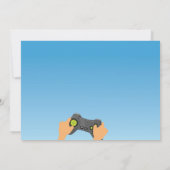 ビデオゲームパーティー-パーソナライズされた招待状 招待状 (裏面)