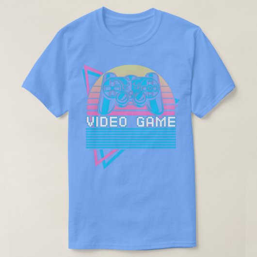 ビデオゲームビデオゲーミングゲーマーレトロ Tシャツ (デザイン正面)