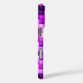ビデオゲームピクセルピンクの正方形パターン Case-Mate iPhoneケース (裏面 / 右)