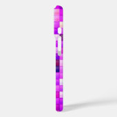 ビデオゲームピクセルピンクの正方形パターン Case-Mate iPhoneケース (裏面 / 左)