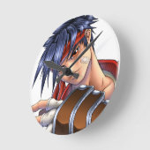 ビデオゲームファンアート ラウンド壁時計 (傾斜)