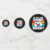 ビデオゲームプレーヤー – ビデオゲーム – ゲーマーおもしろいー コンフェッティ (正面)