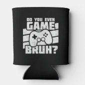 ビデオゲームプレーヤー – ビデオゲーム – ゲーマーおもしろいー 缶クーラー (裏面)