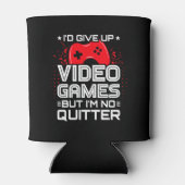 ビデオゲームプレーヤー – ビデオゲーム – ビデオゲーマー 缶クーラー (裏面)