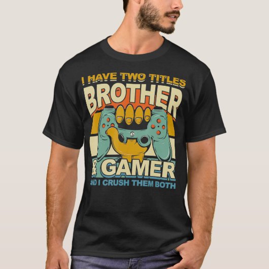 ビデオゲームプロフェッショナルゲーマーボーイズキッズギフトブラット Tシャツ (正面)