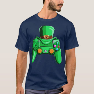 ビデオゲームボーイズSt patricks dayゲーミングセントパティD Tシャツ