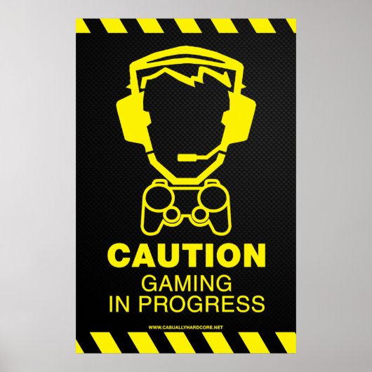 ビデオゲームポスター – ゲーム進行中 ポスター (正面)