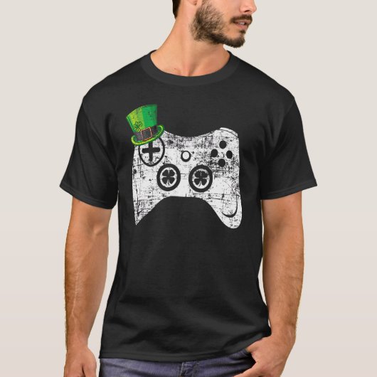 ビデオゲームレプレシャンSt patricks dayゲーマーキッズB Tシャツ (正面)