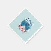 ビデオゲームレベルのロック解除された男の10代の子の誕生日パーティー スタンダードカクテルナプキン (角)