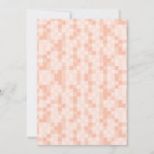 ビデオゲームレベルアップゲーマーガール誕生日 招待状 (裏面)