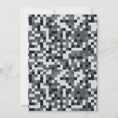 ビデオゲームレベルアップゲーマー誕生日招待状 招待状 (裏面)