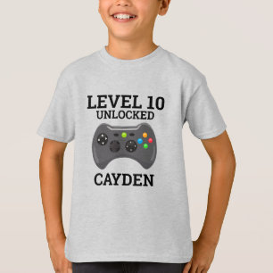ビデオゲームレベルアップコントローラーの誕生日Tシャツ Tシャツ