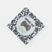 ビデオゲームレベルアップコントローラ誕生日パーティー スタンダードランチョンナプキン (角)