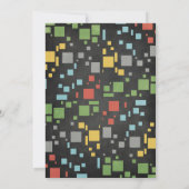 ビデオゲームレベルアップ誕生日招待状 招待状 (裏面)