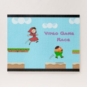 ビデオゲームレースパズル ジグソーパズル