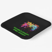 ビデオゲーム中立ベビーシャワー ペーパープレート (傾斜あり)